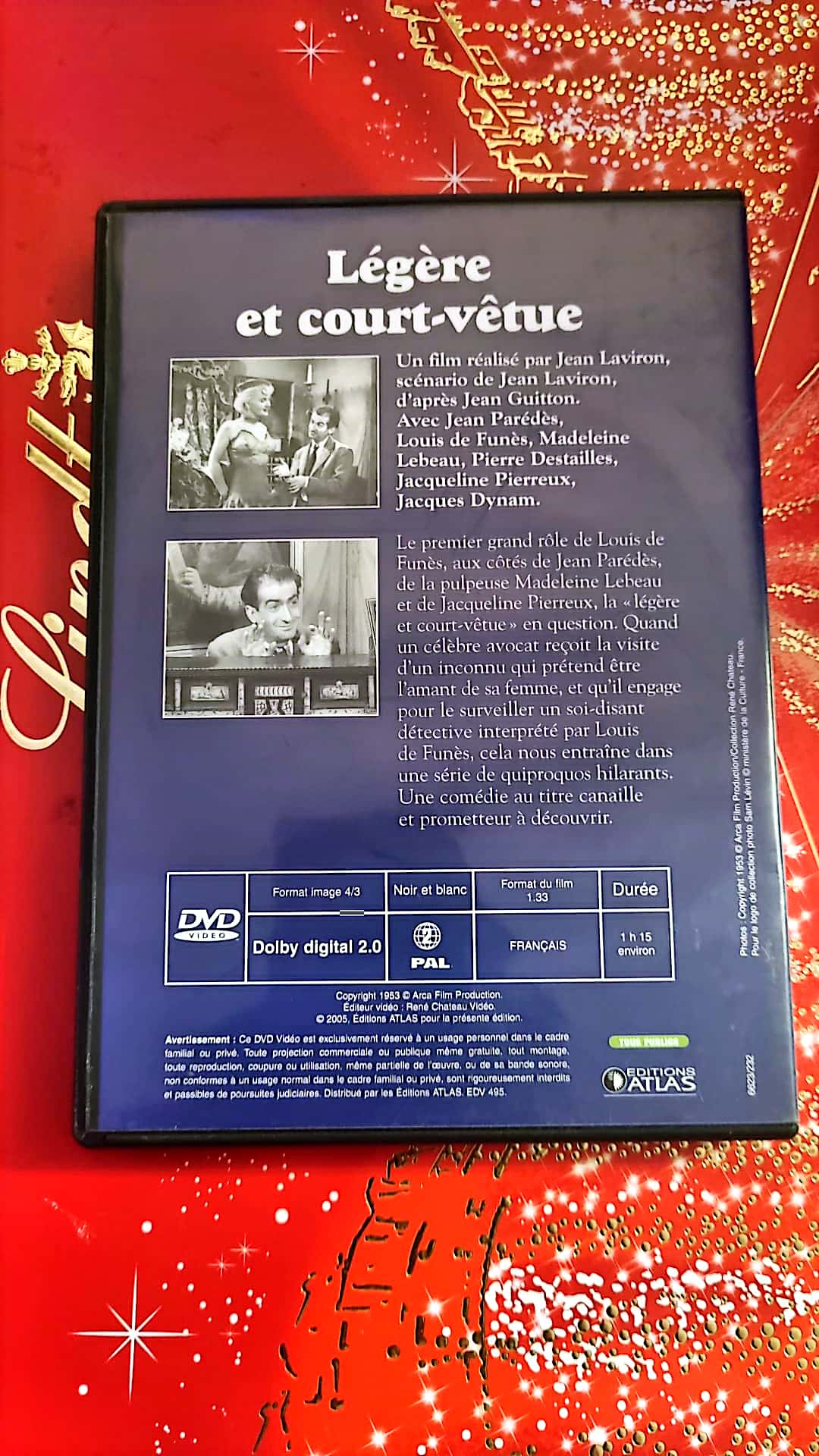 DVD irresistible Louis de funès légère et court - vêtue