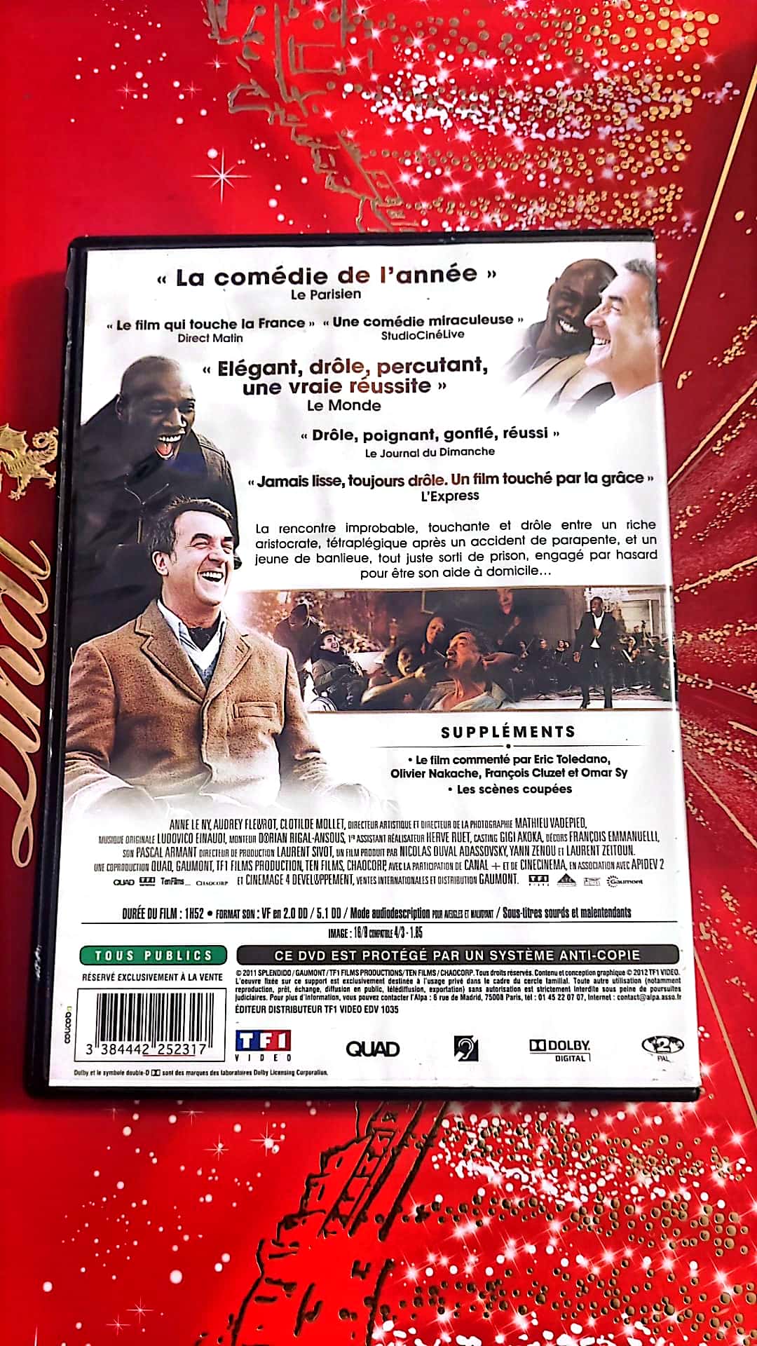 DVD François cluzet Omar sy intouchables