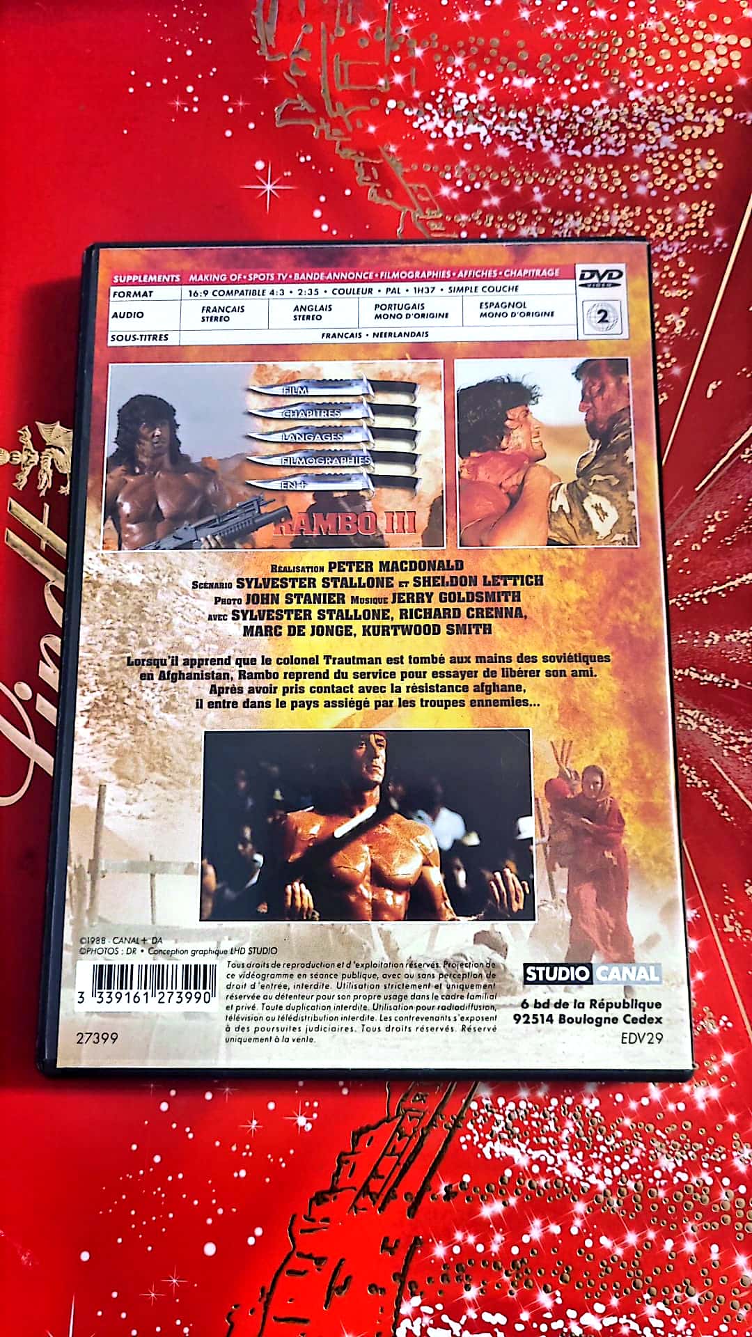 DVD Stallone Rambo III