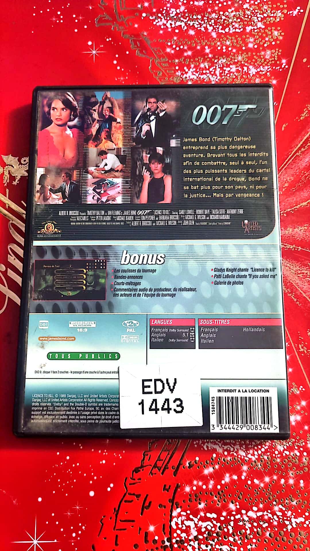 DVD permis de tuer Édition 007 spéciale