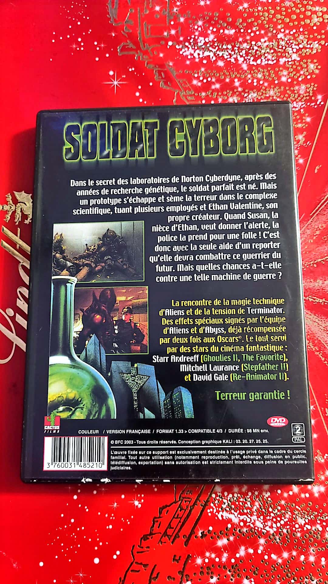 DVD soldat cyborg