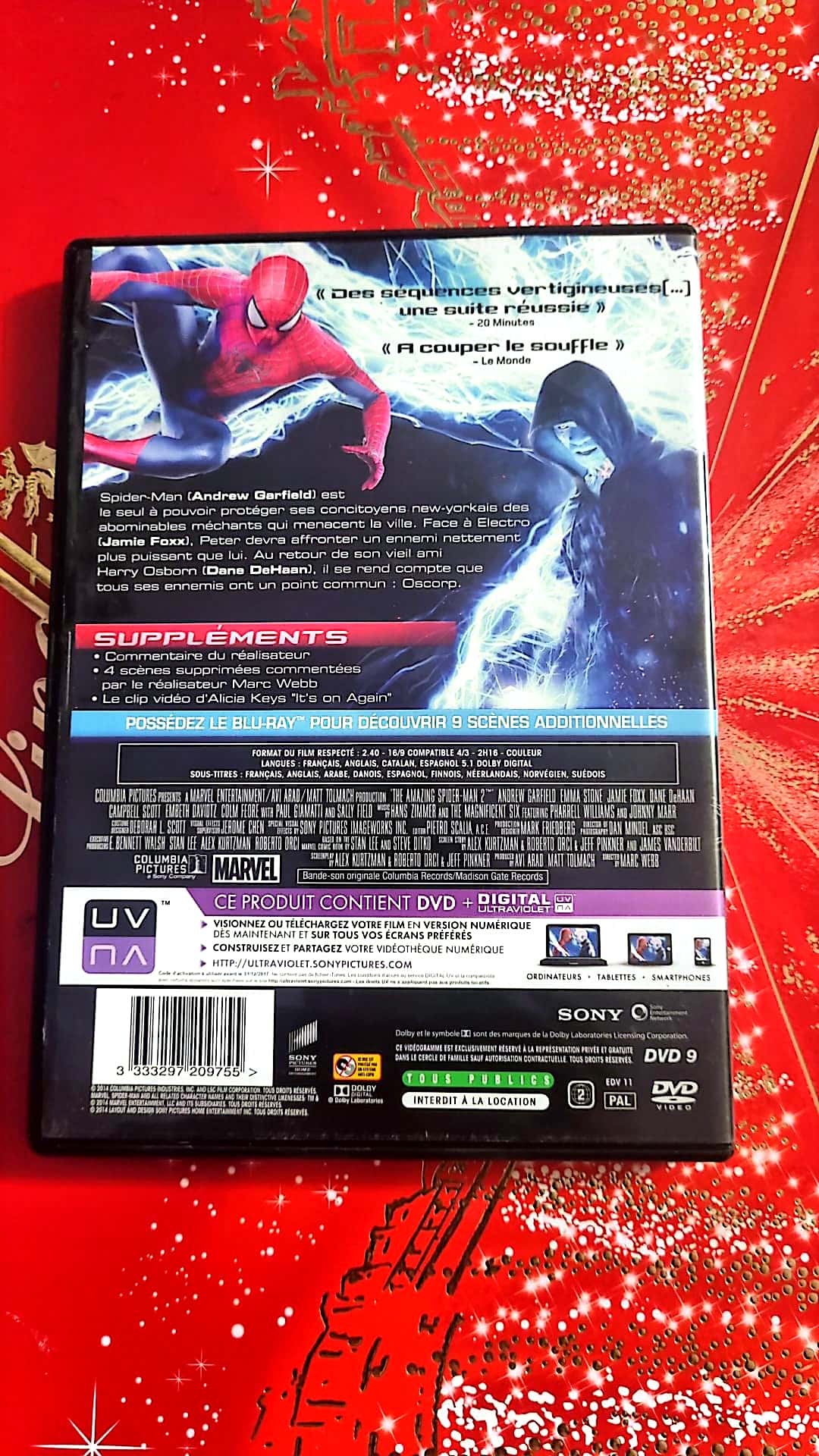 DVD the amazing Spider-Man le destin d'un héros