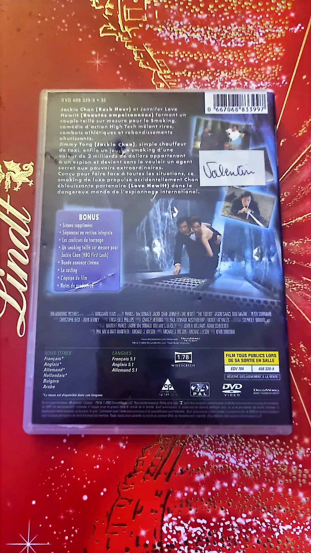 DVD Jackie Chan Jennifer love Hewitt Le smoking