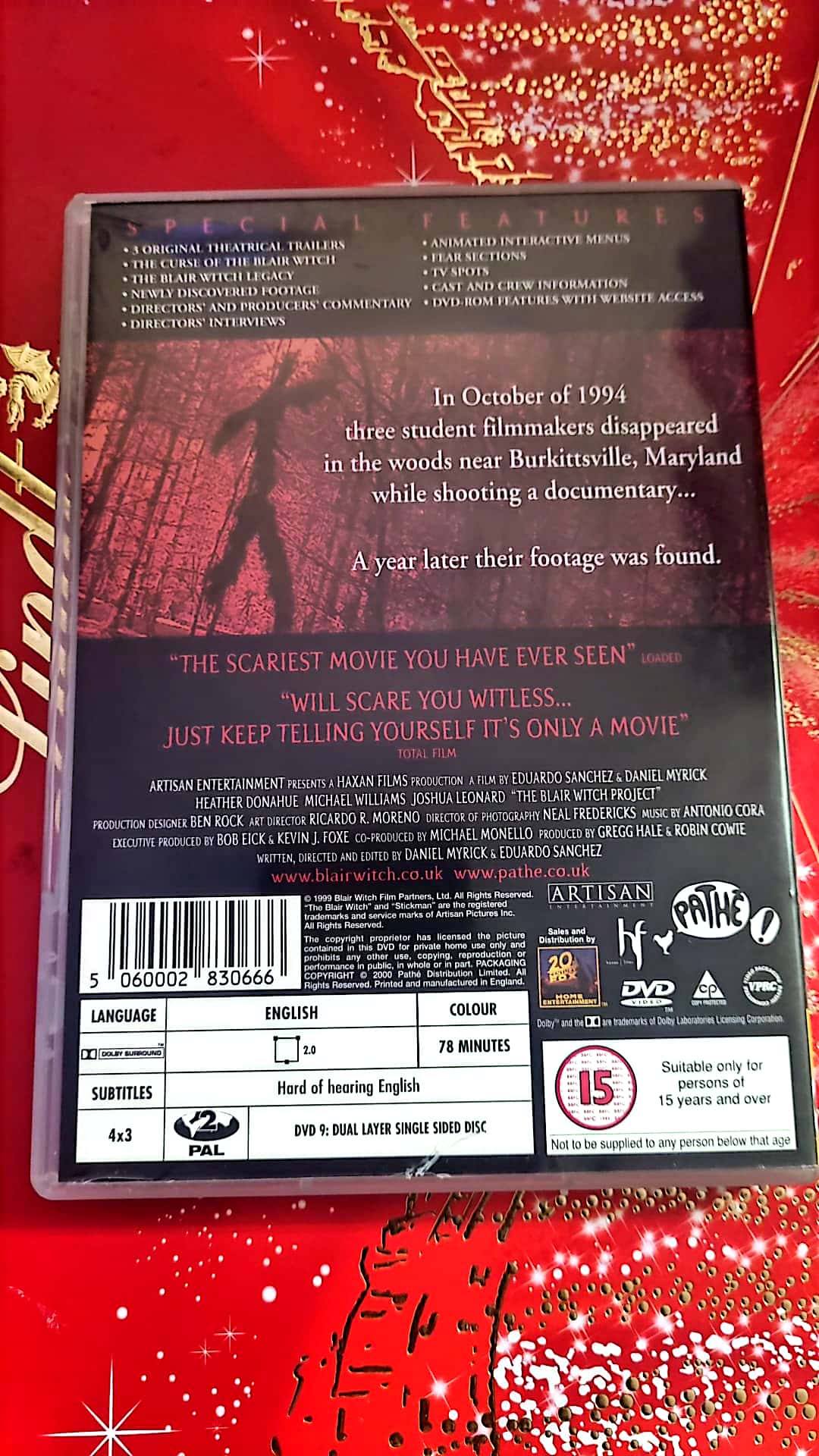 DVD the blair witch project