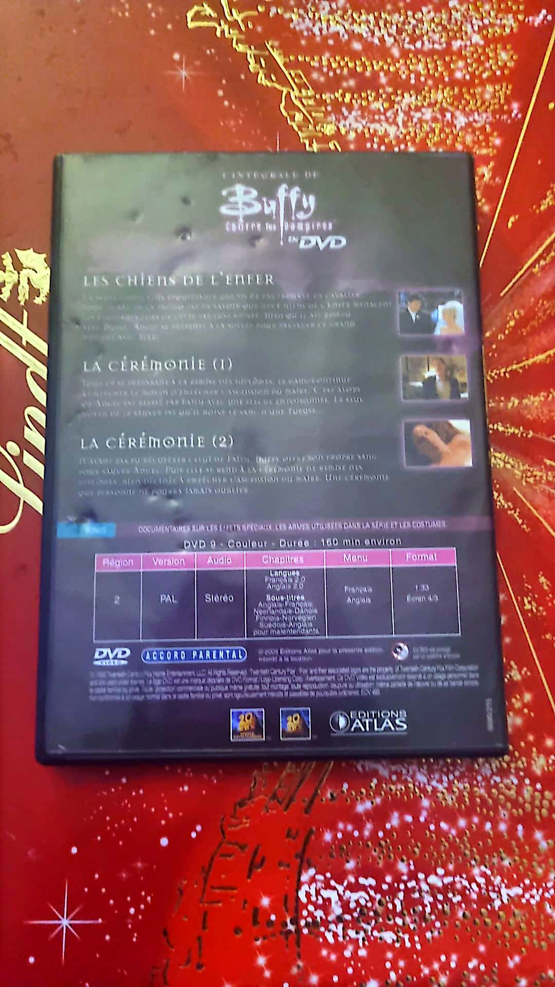 DVD l'intégrale Buffy contre les vampires saison 3 Épisodes 20,21et22