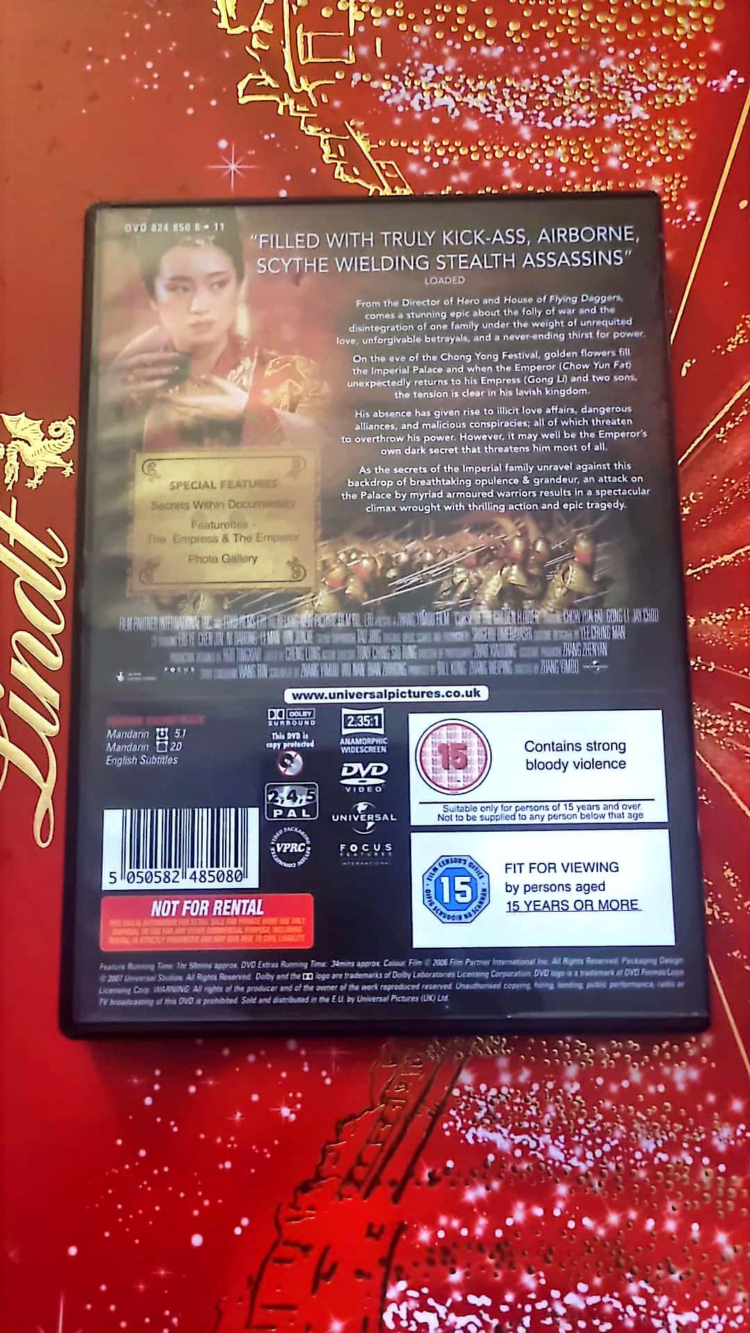 DVD curse of the golden flower shimmering martial artistry