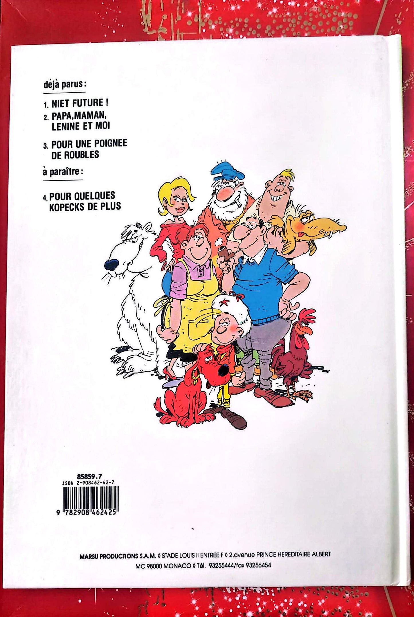 Léonid et Spoutnika Tome 3 – Pour une poignée de roubles – Bande dessinée – Marsu Productions – Français