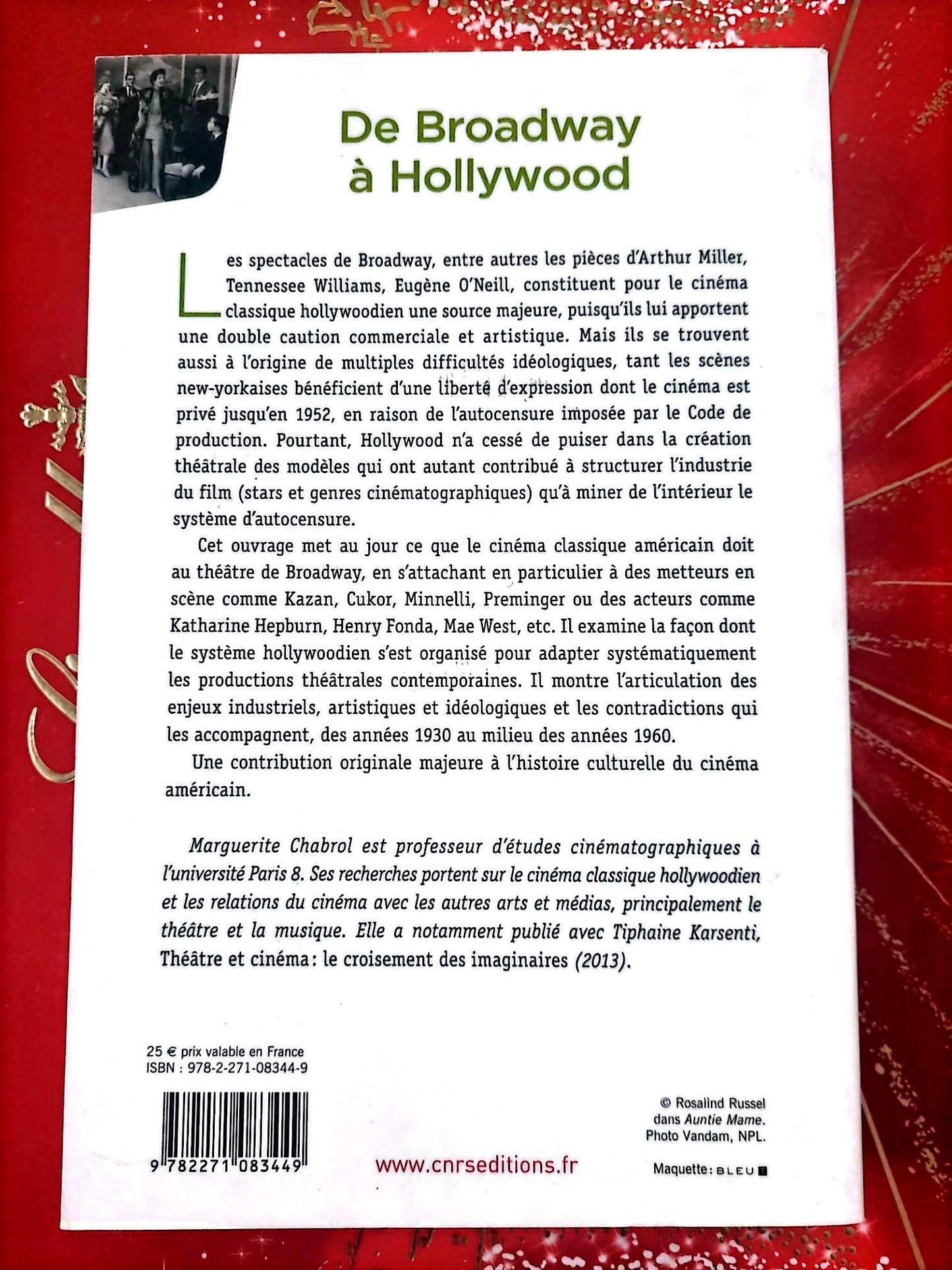 De Broadway à Hollywood – Marguerite Chabrol – Cinéma & théâtre – Essai universitaire – Livre broché – Français