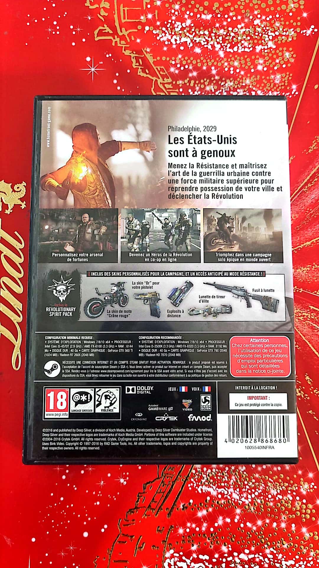 Jeu vidéo PC : homefront the revolution