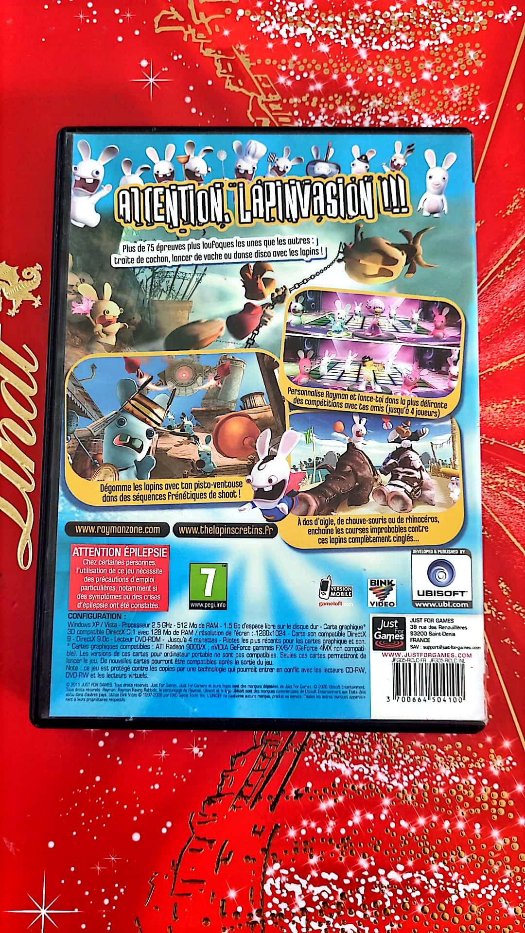 Jeu vidéo PC : Rayman Contre les Lapins Crétins