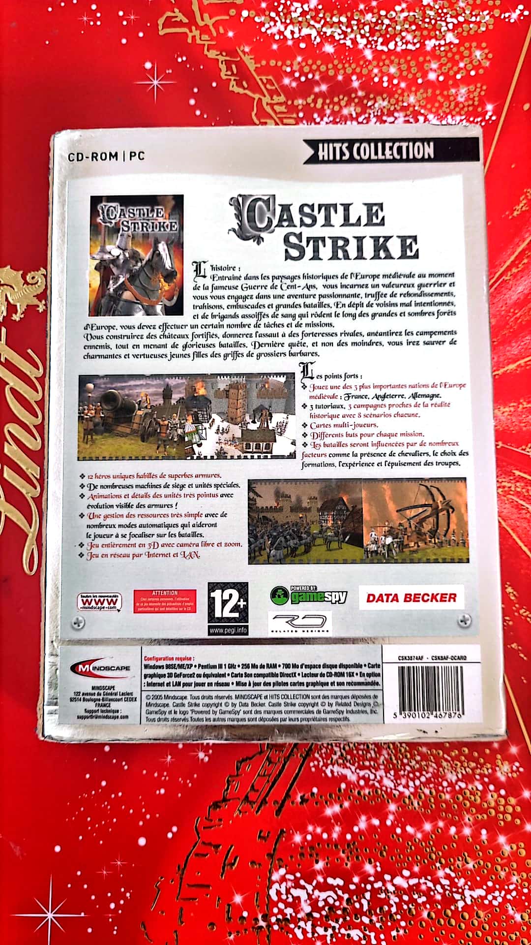 Jeu vidéo PC : castle strike (pc cd-rom) | jeu de stratégie médiévale | hits collection | audio / | compatible windows xp