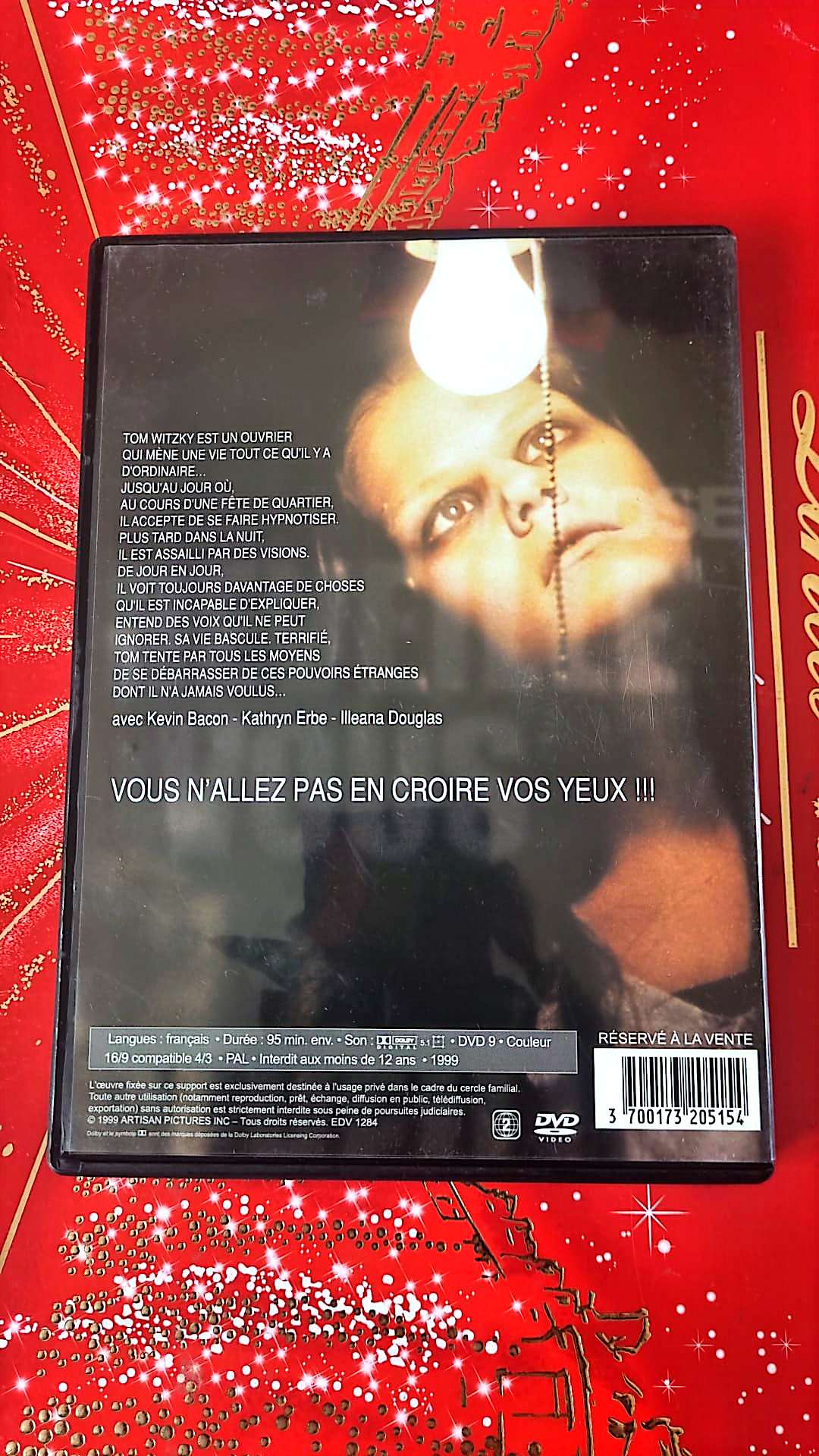hypnose film complet en francais kevin bacon DVD vendu en Bon état
