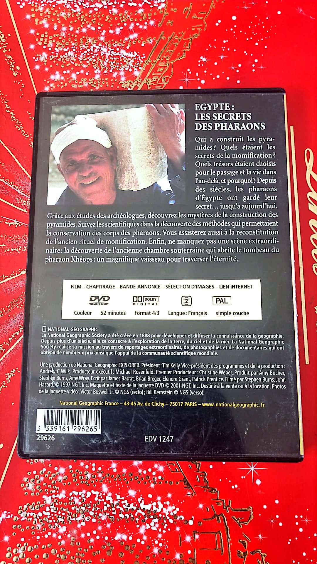 national geographic egypte les secrets des pharaons DVD vendu en Bon état Par blaspo