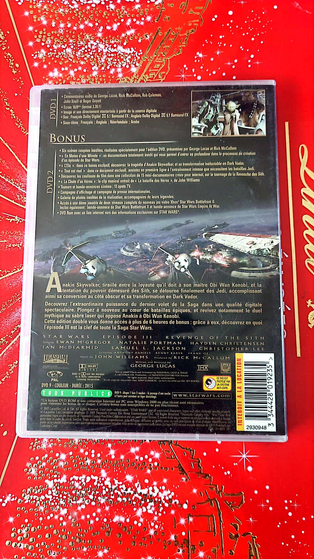 star wars, épisode III: la revanche des sith film DVD vendu en Bon état