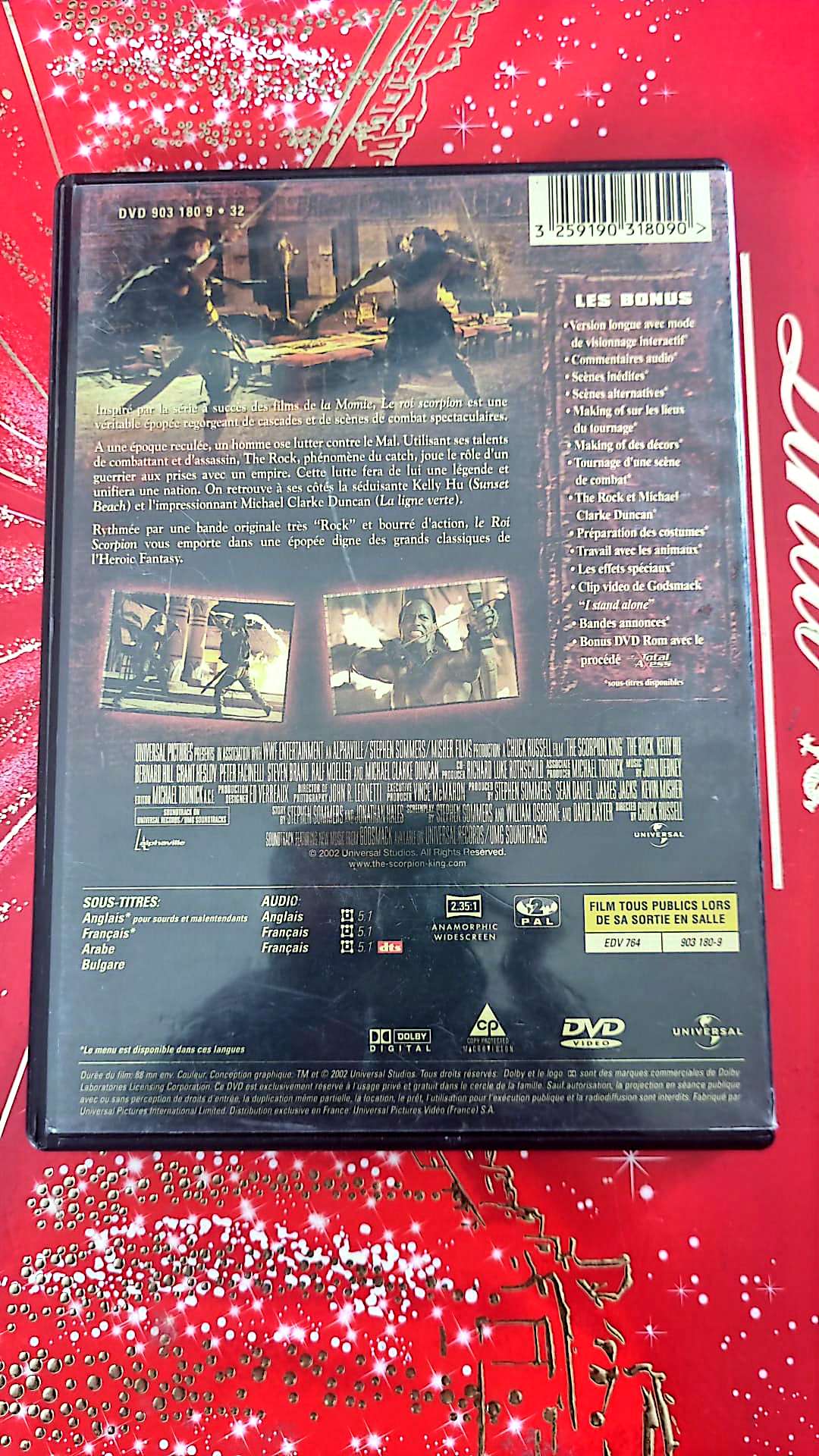 DVD : the rock le roi scorpion en