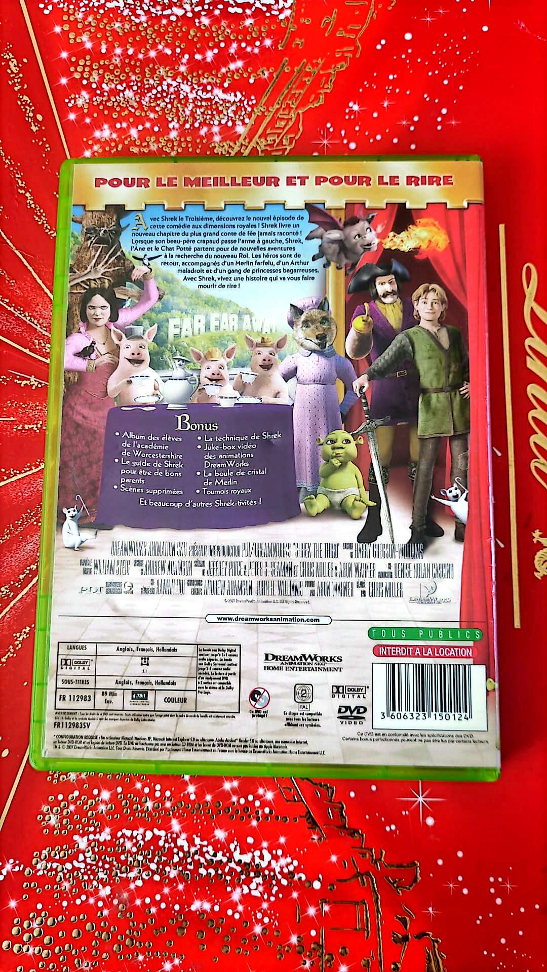 shrek le troisième film complet en français DVD vendu en Bon état Par blaspo