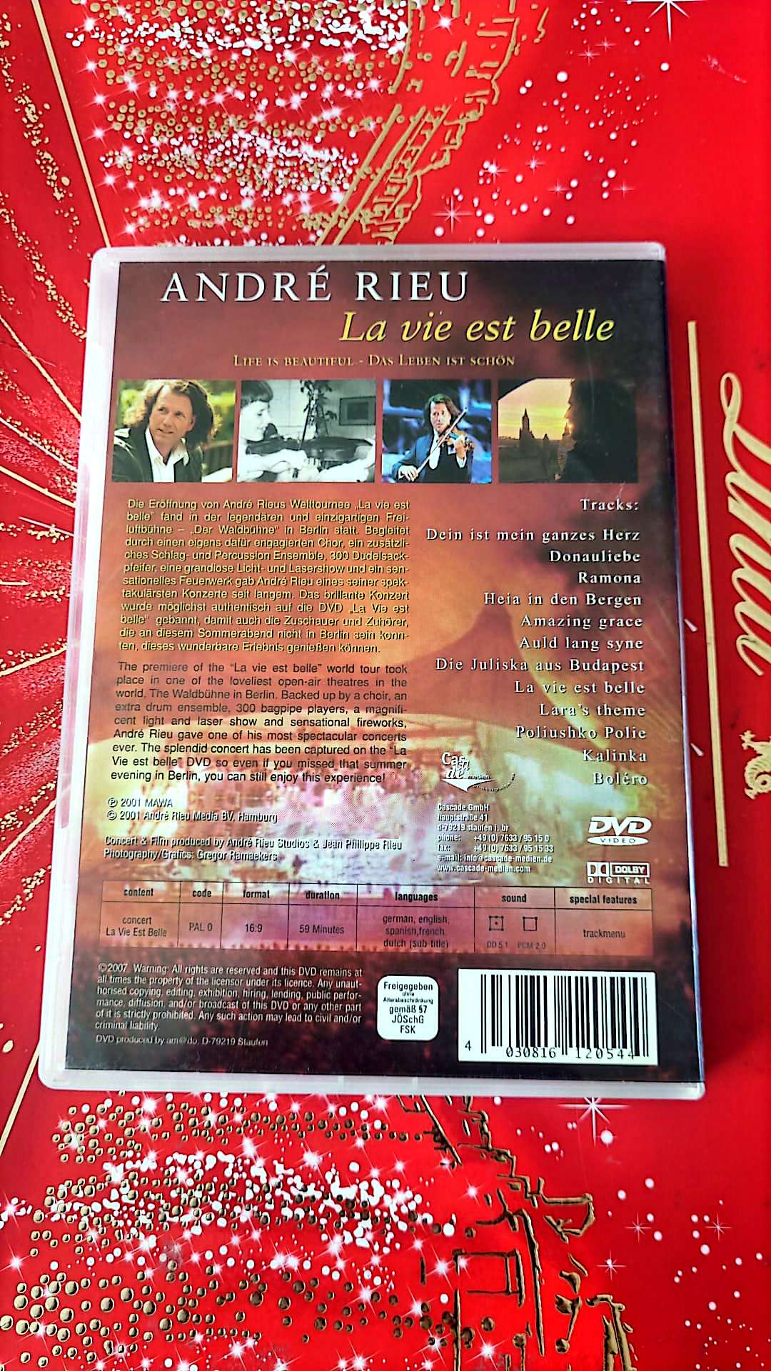 DVD : ANDRÉ RIEU la vie est belle