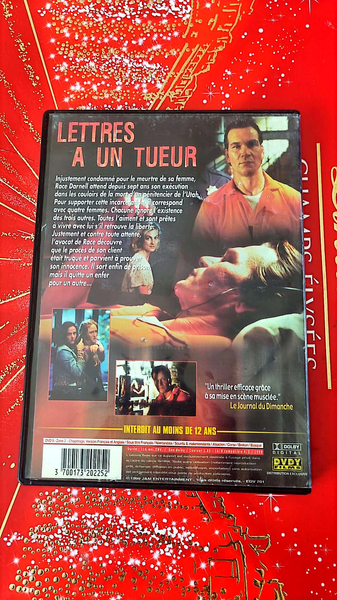 DVD : LETTRE A UN TUEUR
