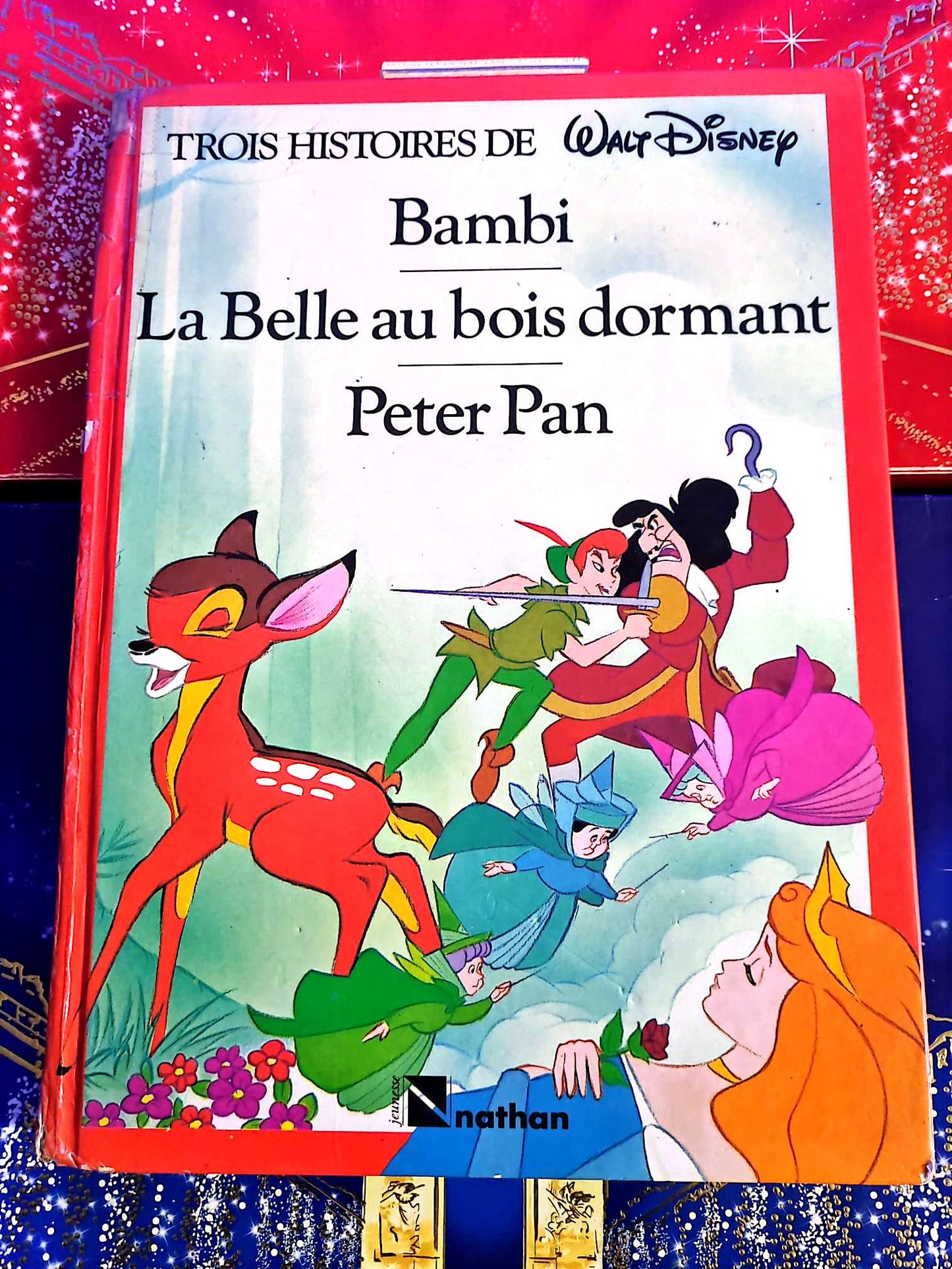 Trois histoires de Walt Disney | Bambi – La Belle au bois dormant – Peter Pan | Livre enfant livre jeunesse