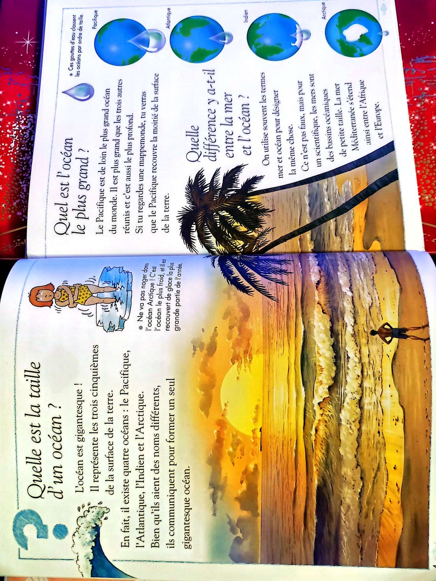 Questions – Réponses 6/9 ans – Les mers et les océans | Livre enfant livre