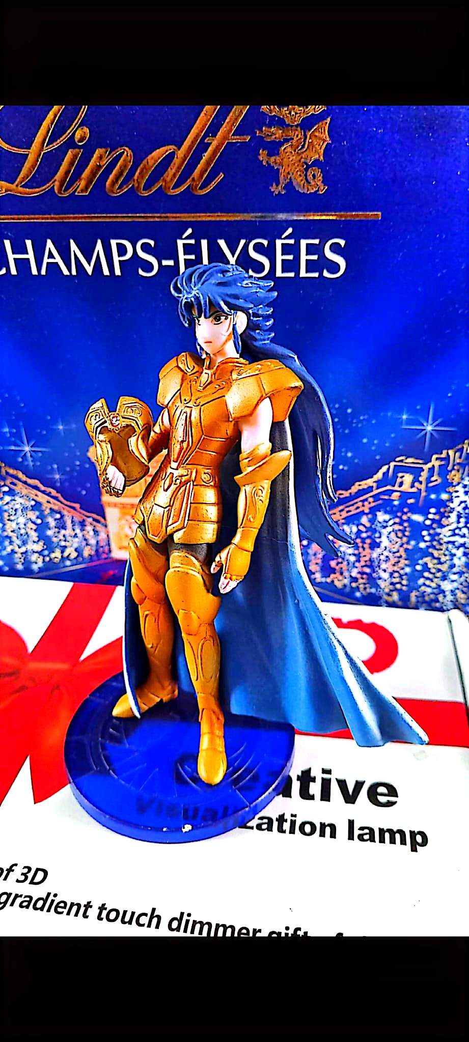 Figurine Saint Seiya – Camus du Verseau – Chevalier d’Or – PVC – 12 à 13 cm – Figurine de collection