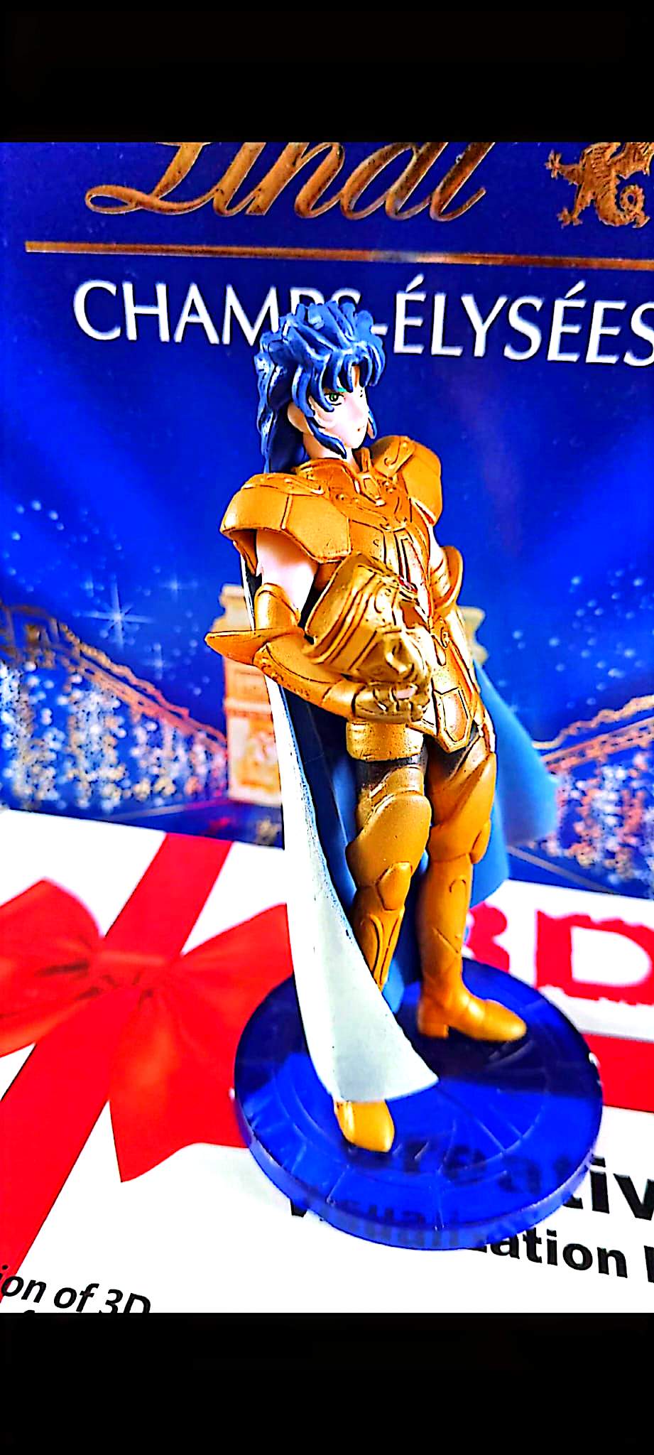 Figurine Saint Seiya – Camus du Verseau – Chevalier d’Or – PVC – 12 à 13 cm – Figurine de collection