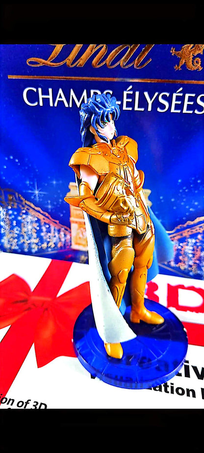 Figurine Saint Seiya – Camus du Verseau – Chevalier d’Or – PVC – 12 à 13 cm – Figurine de collection