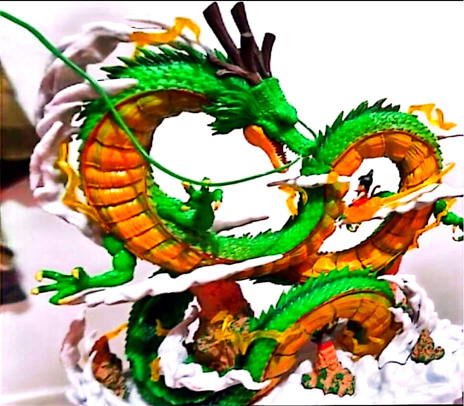 Figurine Shenron Dragon Ball avec Son Goku – PVC – 20 à 22 cm – Figurine décorative manga