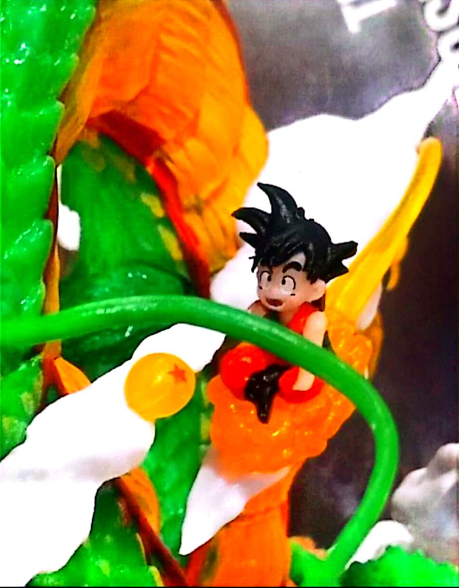 Figurine Shenron Dragon Ball avec Son Goku – PVC – 20 à 22 cm – Figurine décorative manga