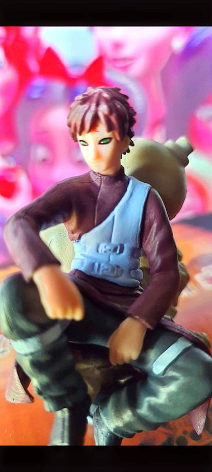 Figurine Naruto Gaara mini PVC 6–7 cm – Personnage manga japonais – Sans boîte