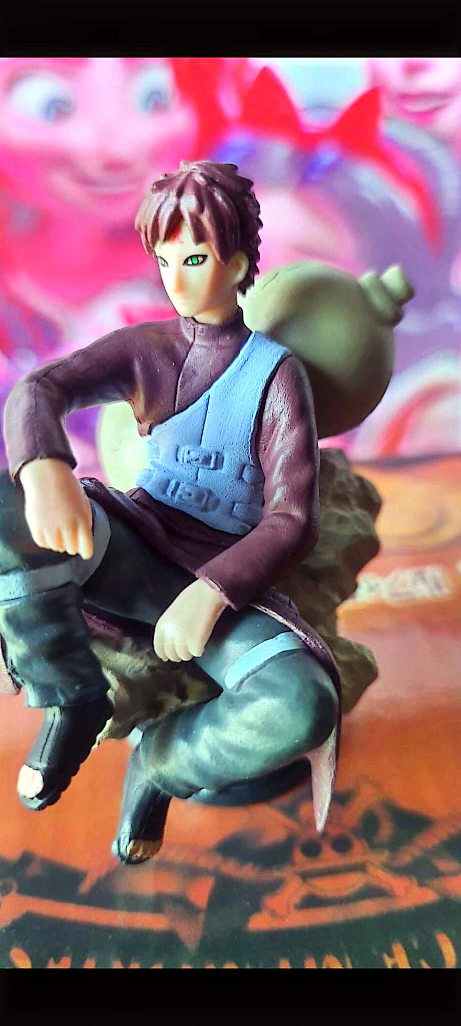 Figurine Naruto Gaara mini PVC 6–7 cm – Personnage manga japonais – Sans boîte