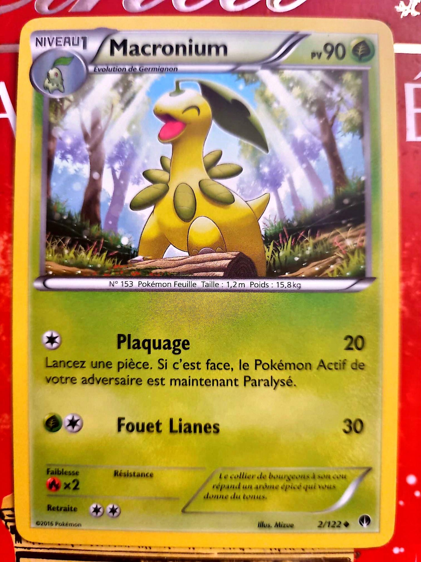 Carte Pokémon Macronium 2/122 – Niveau 1 – PV 90 – Version française – Carte à l’unité