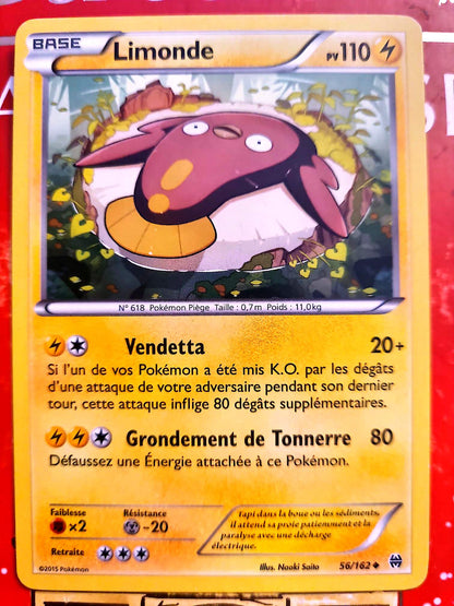 Carte Pokémon Limonde 56/162 – PV 110 – Version française – Carte à l’unité