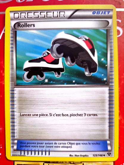 Carte Pokémon Dresseur Rollers 125/146 – Version française – Carte à l’unité