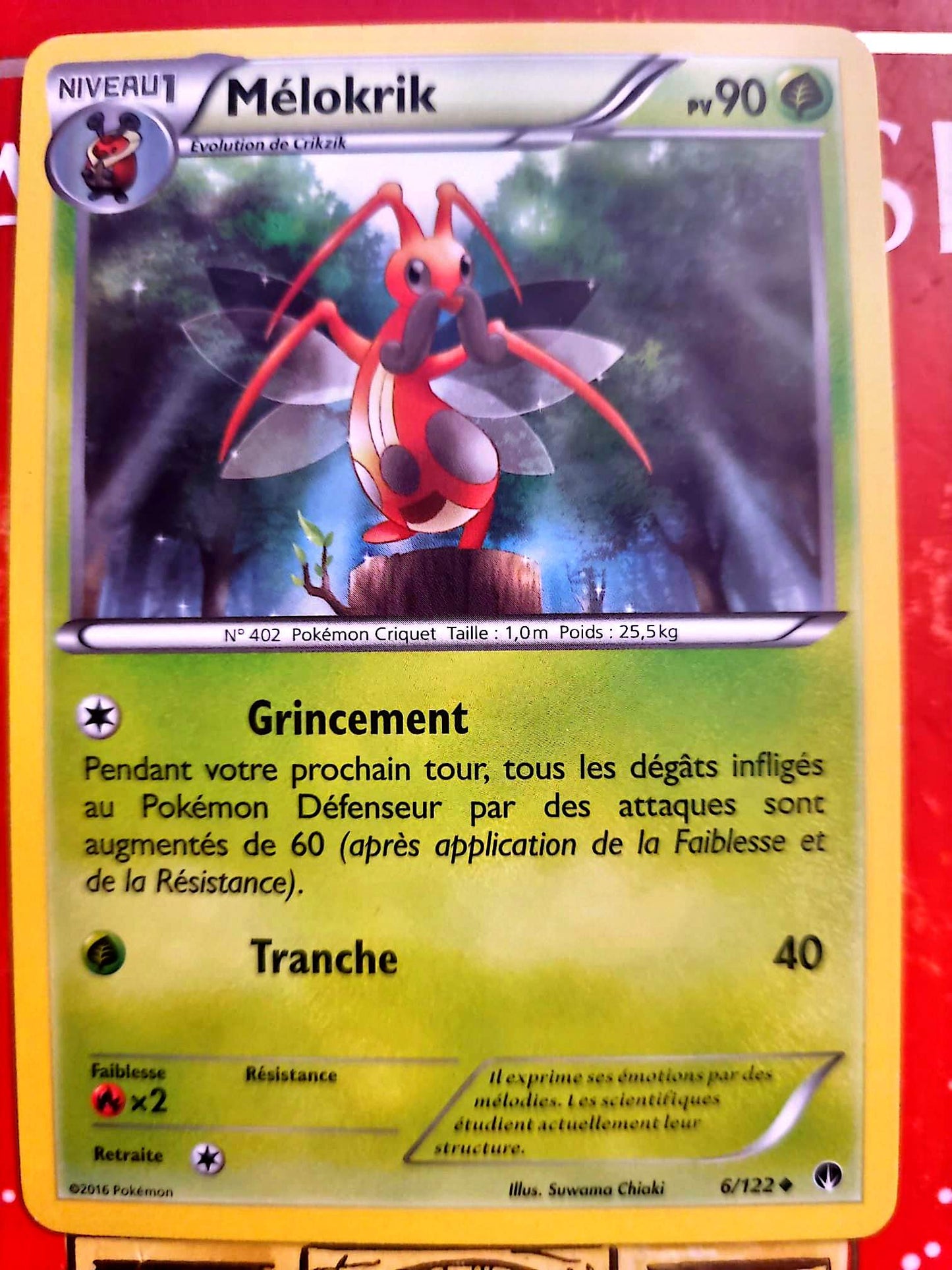 Carte Pokémon Mélokrik 6/122 – PV 90 – Version française – Carte à l’unité