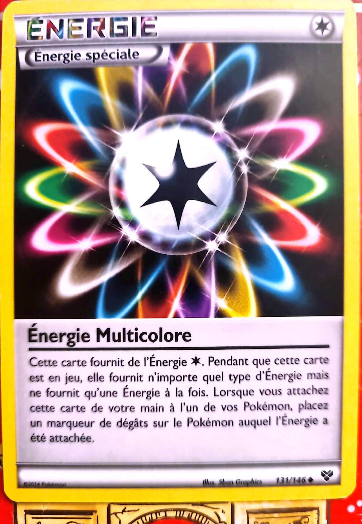 Carte Pokémon Énergie Multicolore 131/146 – Version française – Carte à l’unité