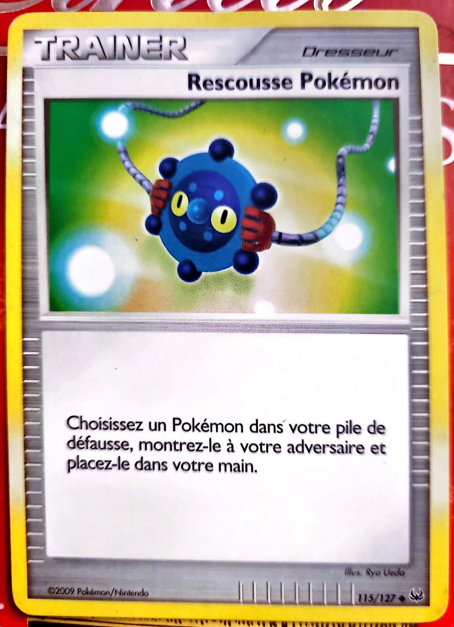 Carte Pokémon Dresseur Rescousse Pokémon 115/127 – Version française – Carte à l’unité