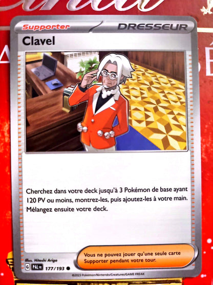 Carte Pokémon Supporter Clavel 177/193 – Version française – Carte à l’unité