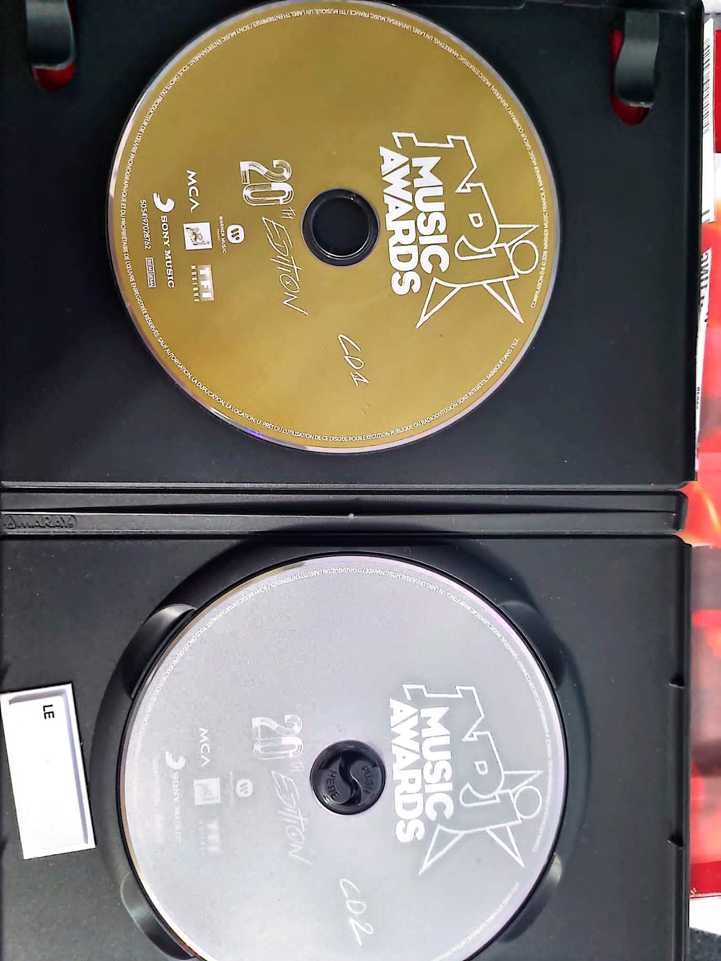 NRJ Music Awards – 20e Édition – Compilation – Double CD (CD1 + CD2