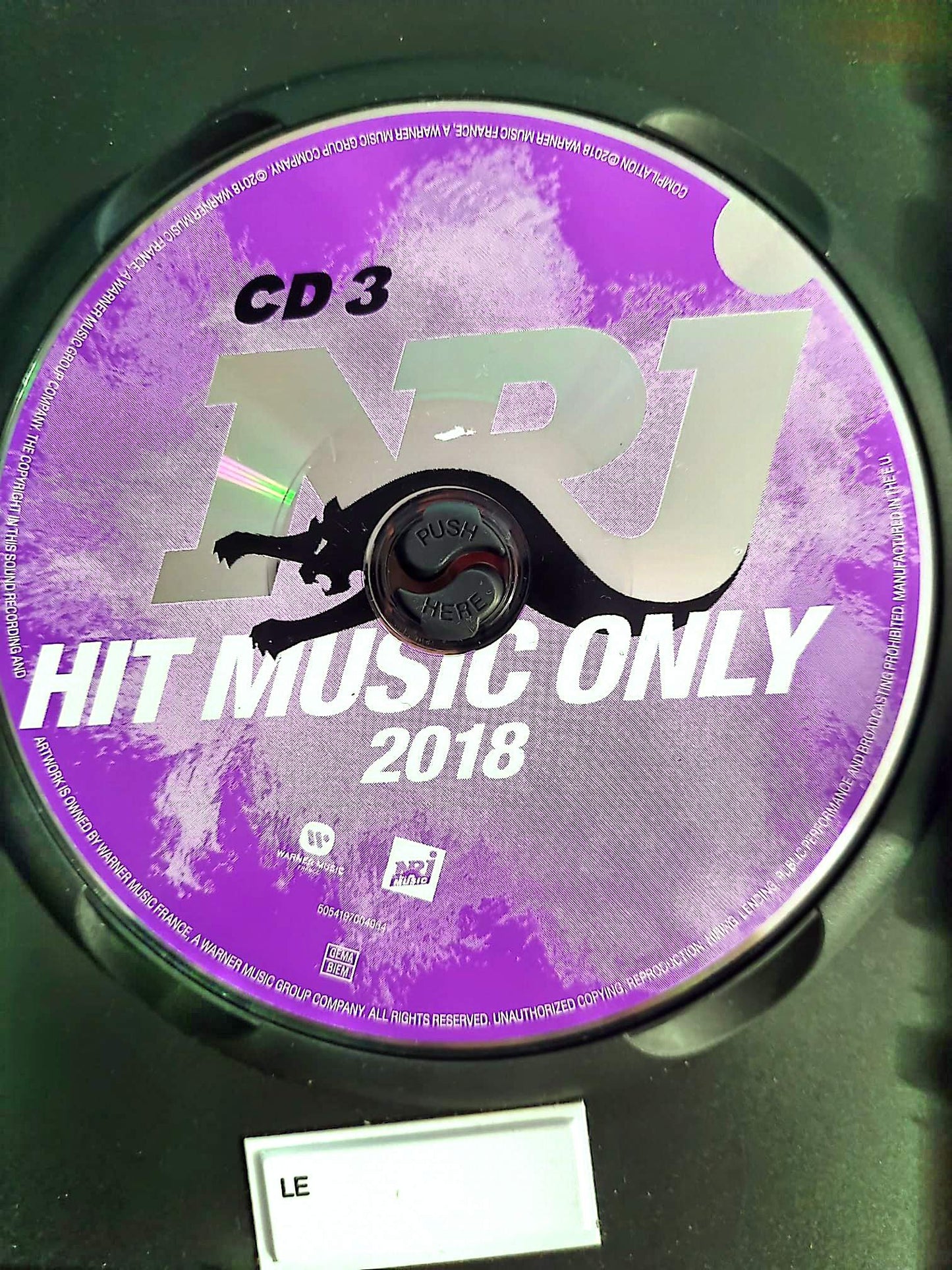 NRJ Hit Music Only 2018 – Compilation – CD 3 seul