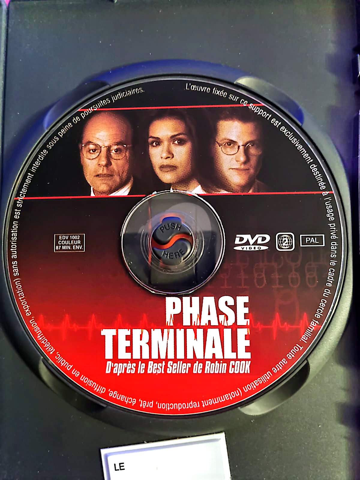 Phase Terminale – Film DVD – Thriller – DVD seul sans boîtier
