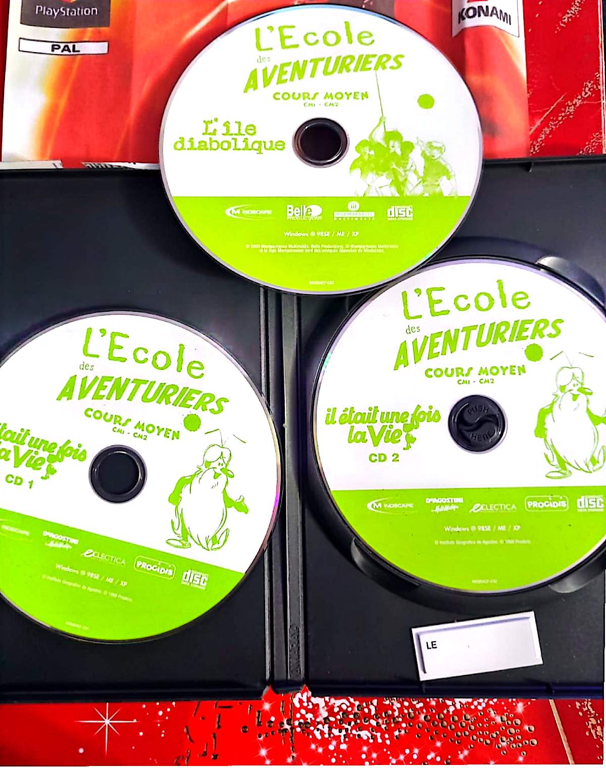 L’École des Aventuriers – Cours Moyen CM1-CM2 – Jeu éducatif PC – 3 CD
