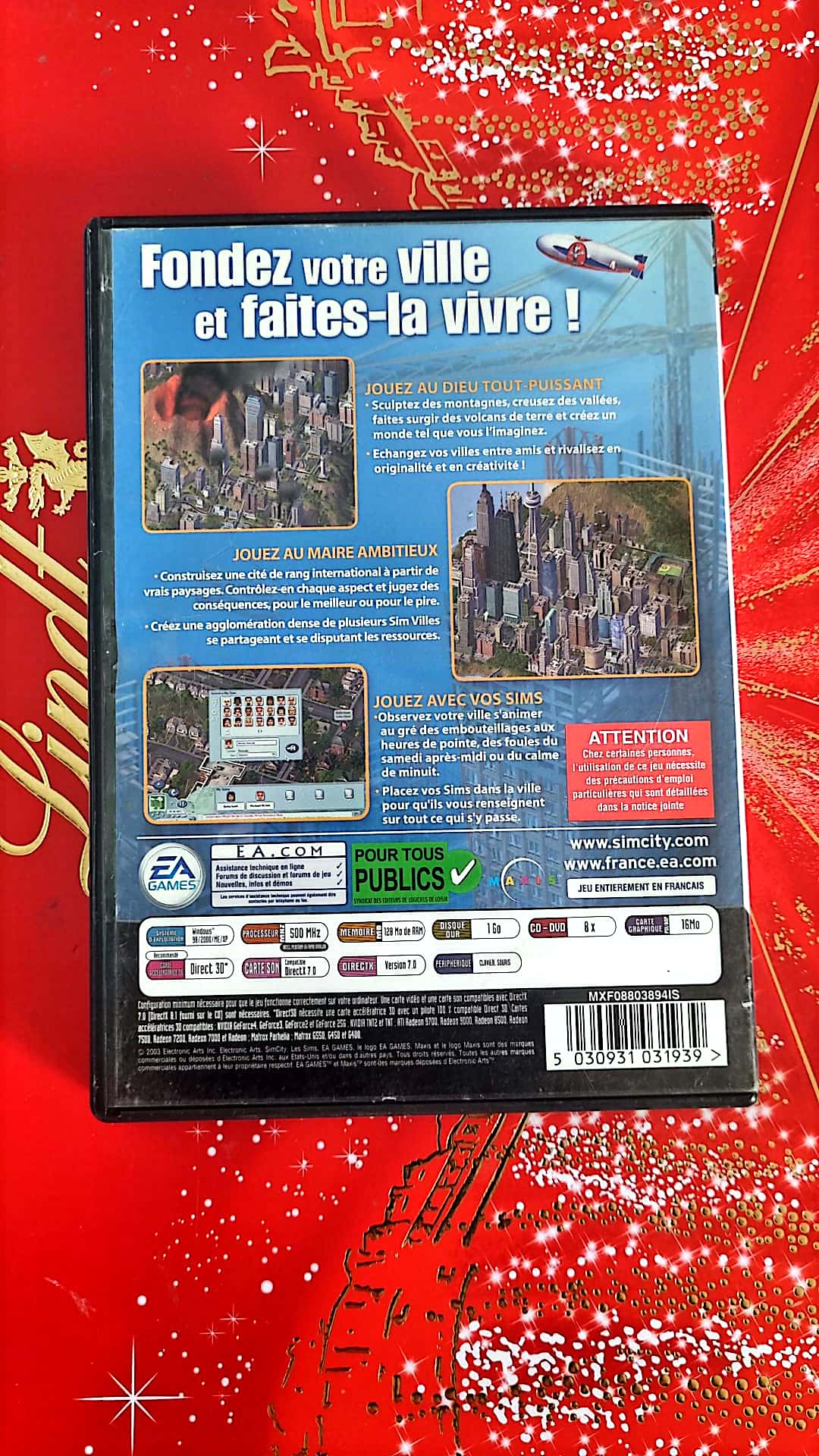 Jeu vidéo PC : Sim city 4