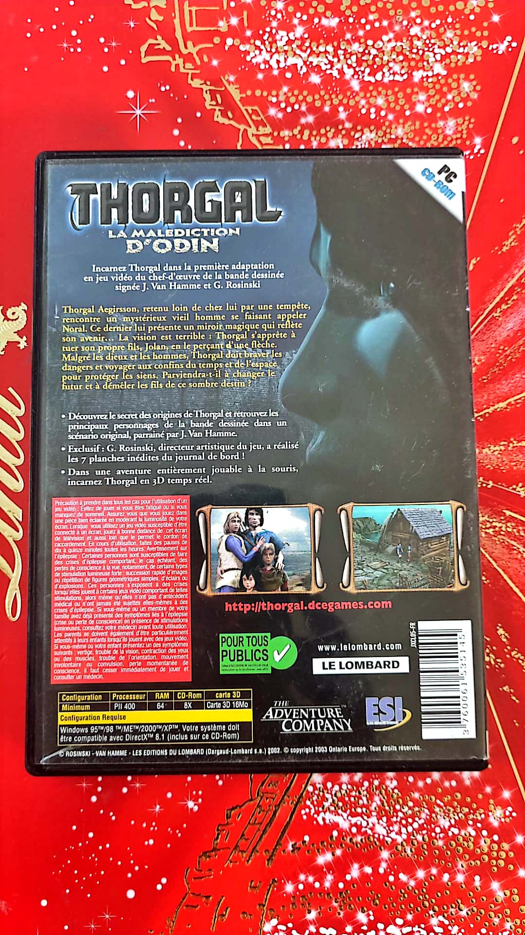 Jeu vidéo PC : thorgal la malédiction d'odin