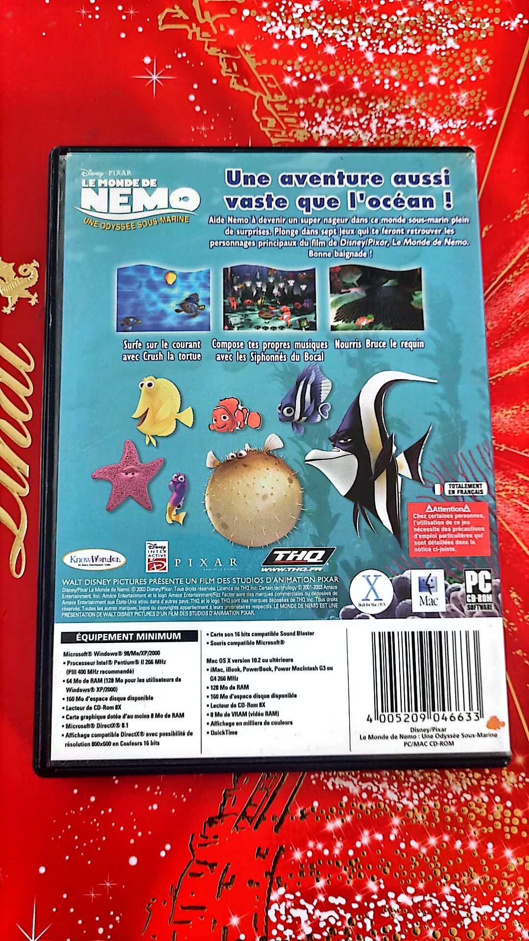 Jeu vidéo PC : Disney Pixar le monde de Nemo une odyssée sous marine