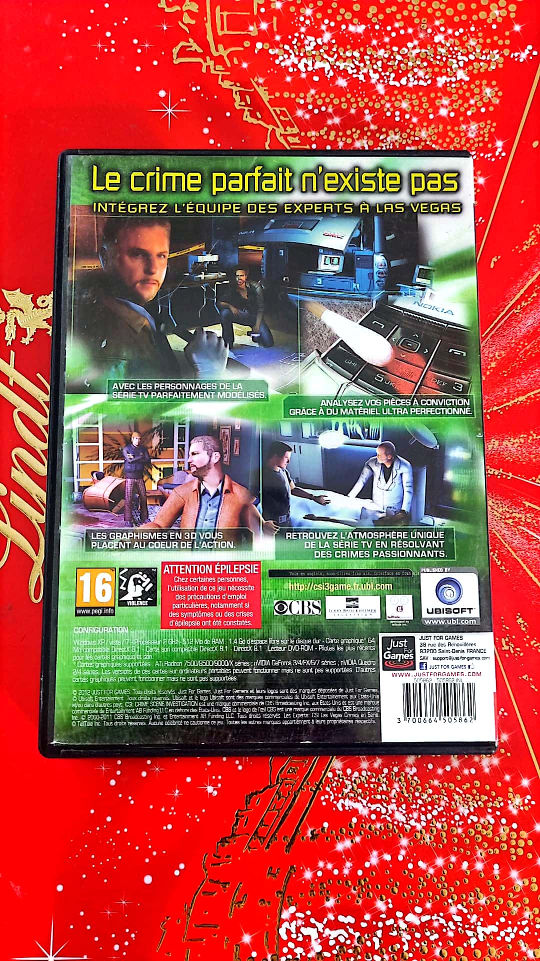 Jeu vidéo PC : les experts Las Vegas Crimes en Série