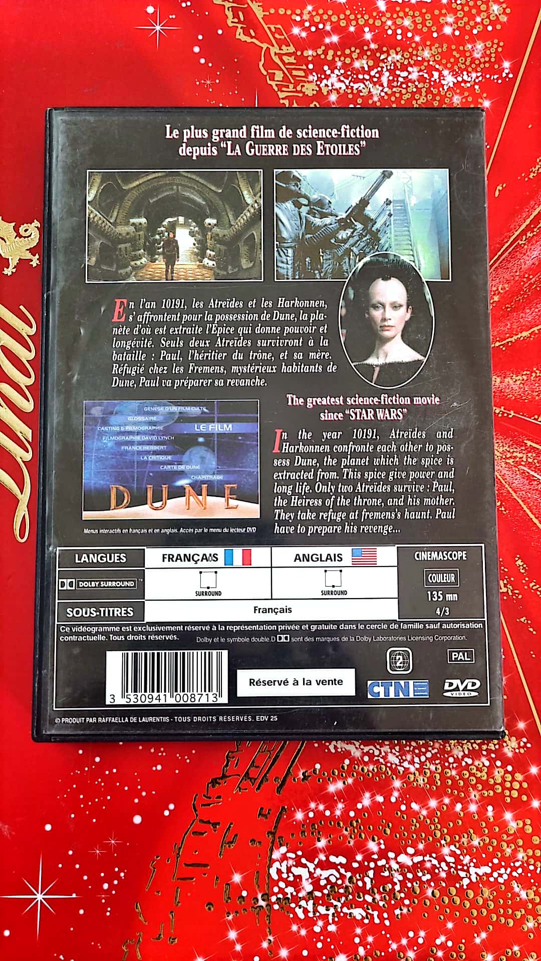 DVD Dune le film culte de David Lynch