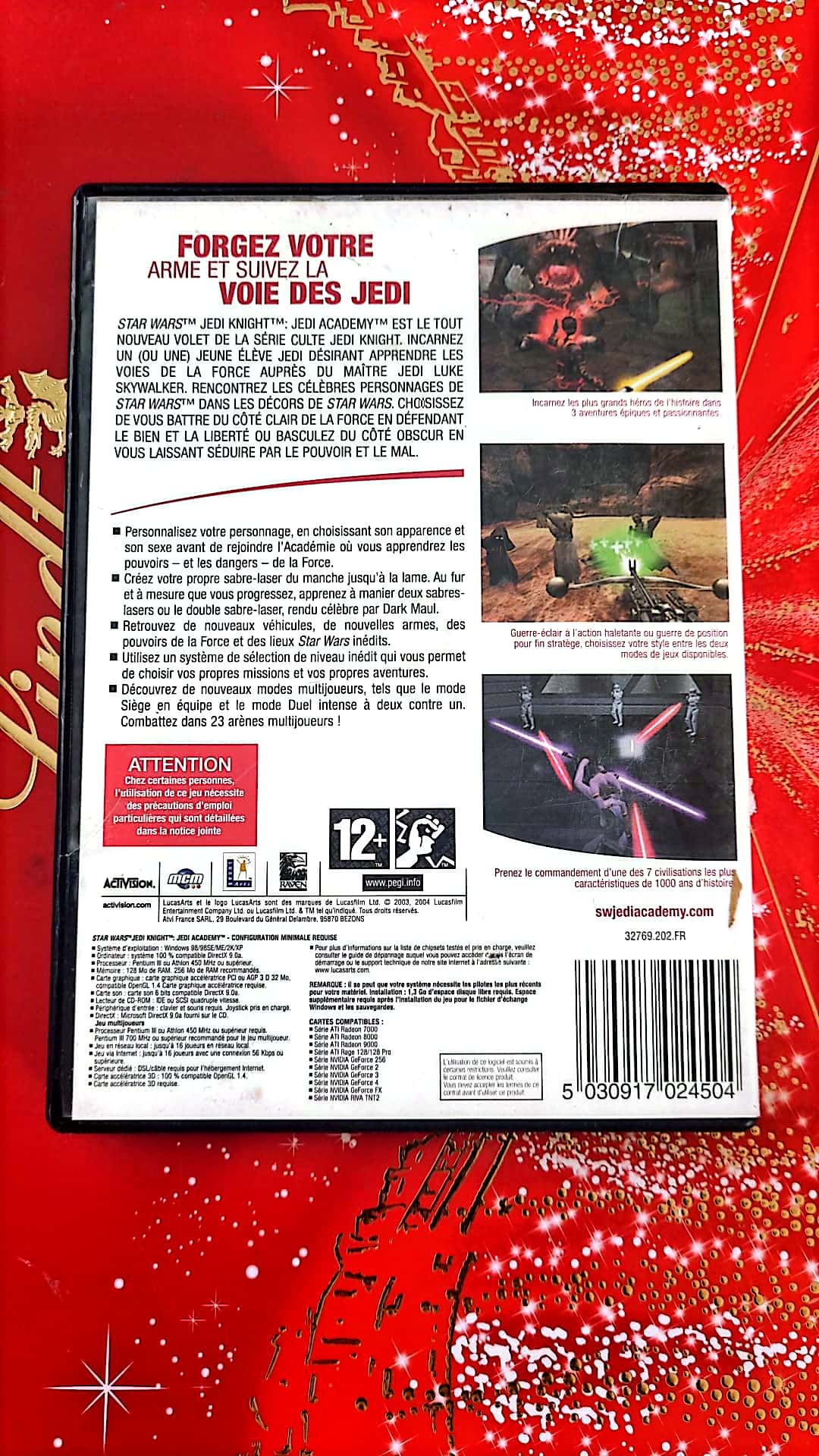 Jeu vidéo PC : Légendes star wars jedi knight :jedi academy