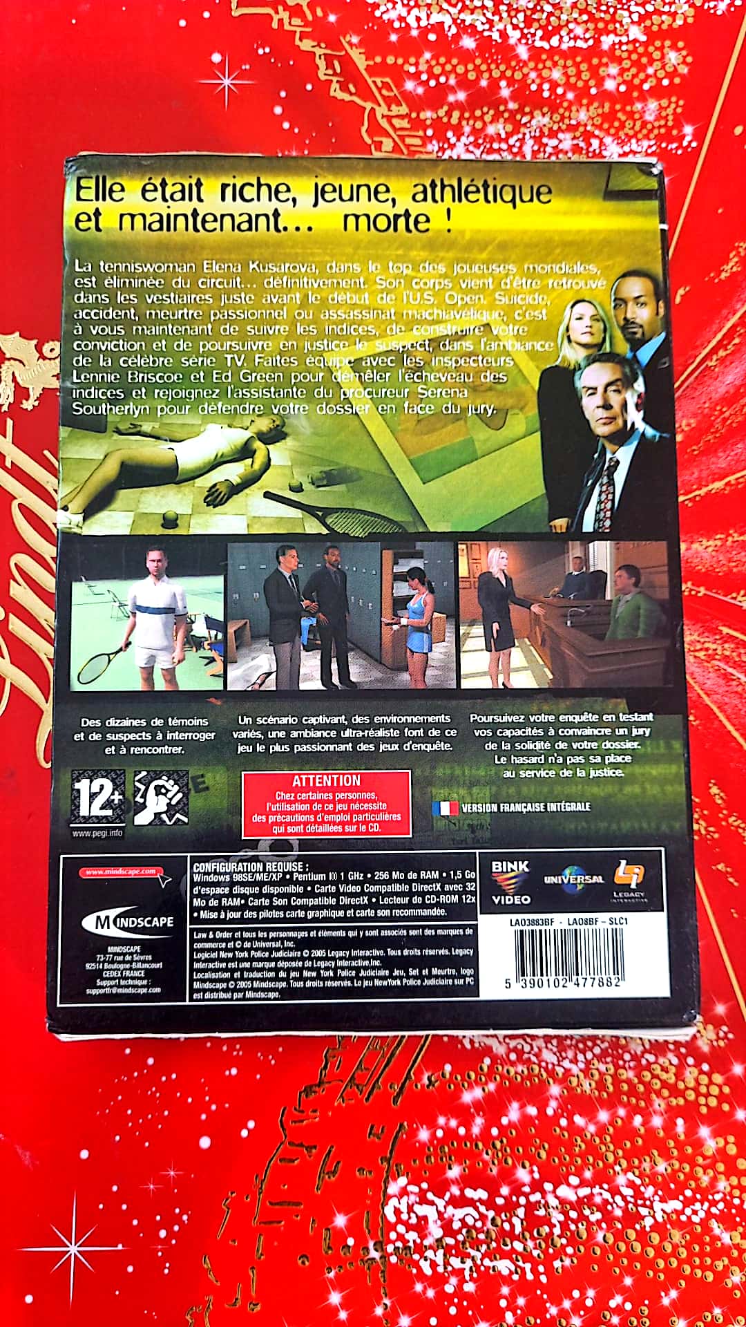 Jeu vidéo PC : New York Police Judiciaire jeu set et Meurtre