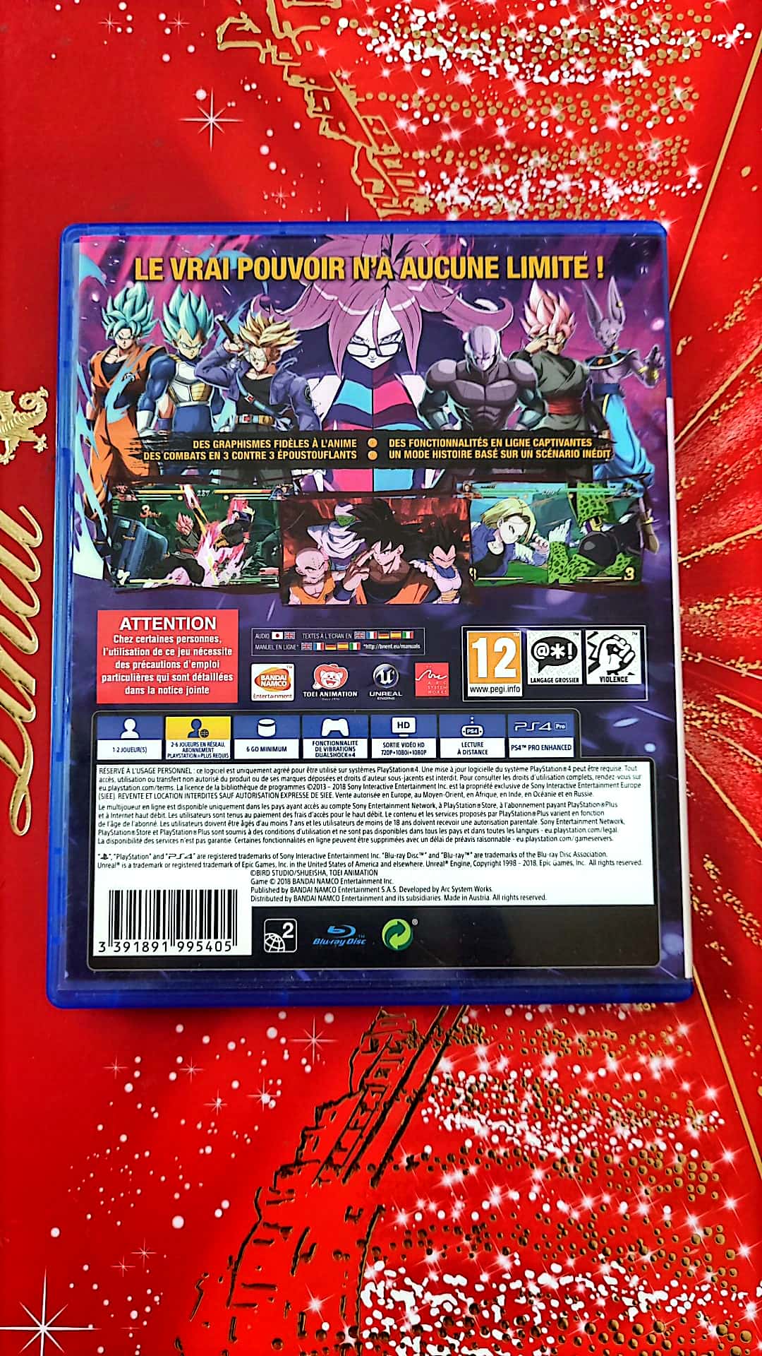 Jeu vidéo PS4 : dragon ball z fighter